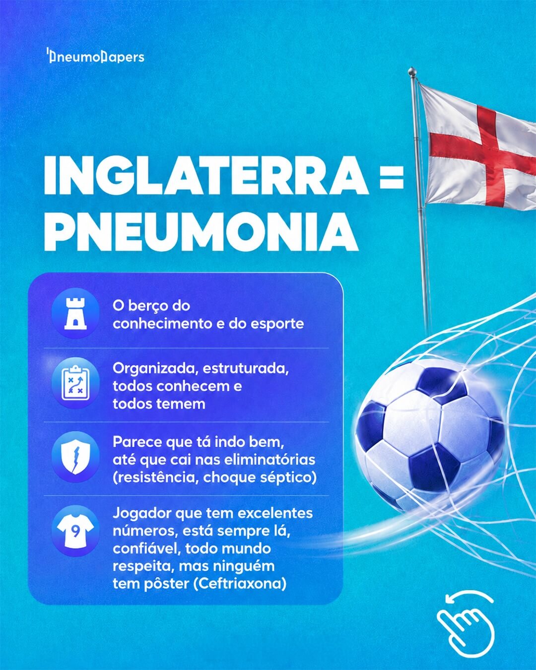 E se as doenças fossem uma seleção tradicional de futebol?