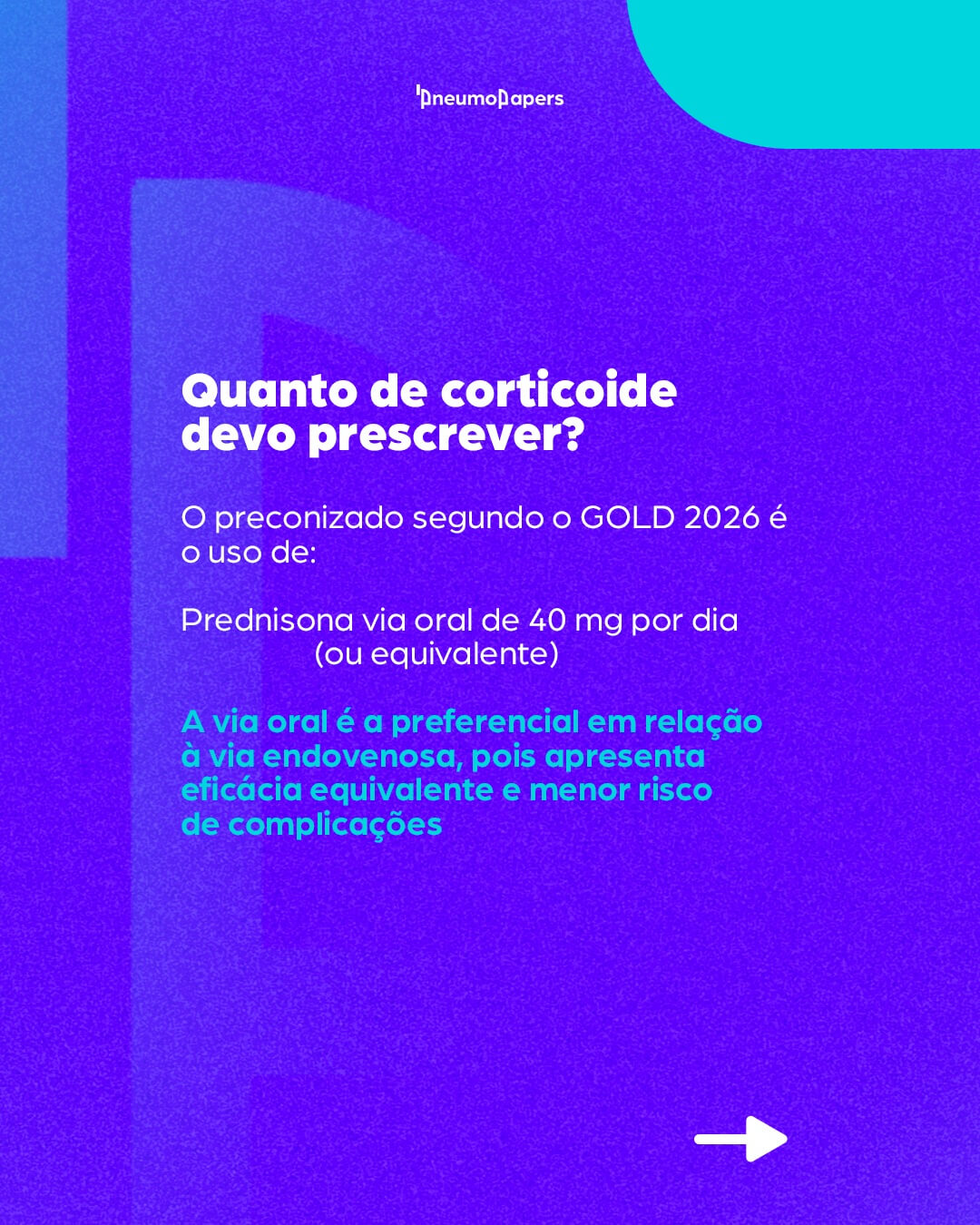 Desmame de corticoide nos pacientes com DPOC exacerbado: É necessário?